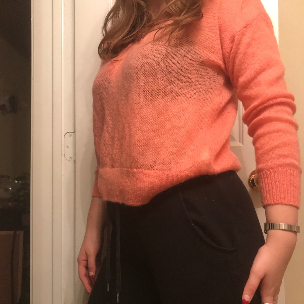 Salmon sweater